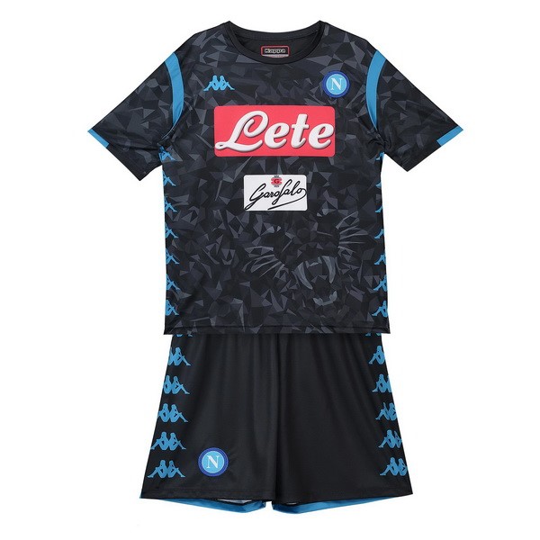 Camiseta Napoli Segunda equipación Niños 2018-2019 Negro